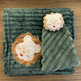 Manta infantil felpuda e macia para o enxoval do bebê